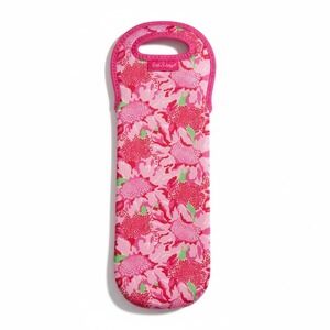 Lilly Pulitzer Wine Bottle Cooler Bag Pink Floral